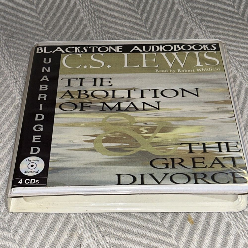 The Abolition Of Man & Great Divorce‎ Audiobook C.S. Lewis Blackstone A1
